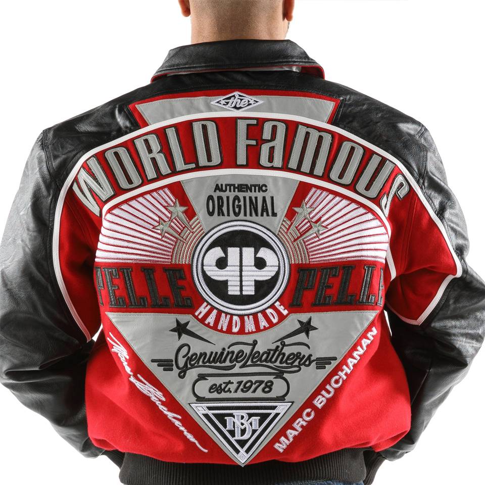 Pelle Pelle World Famous MB 1978 Red Genuine Leather Jacket
