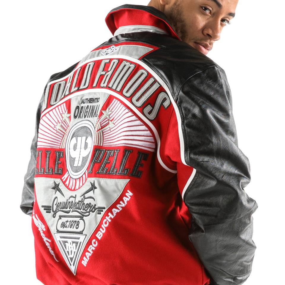 Pelle Pelle World Famous MB 1978 Red Leather Jacket