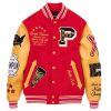 Pelle Pelle World Famous Red Varsity Jacket