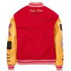 Pelle Pelle World Famous Red and Yellow Varsity Jacket