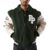 Pelle Pelle World Famous Road Rally London to Cape Town Green Jacket