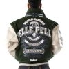 Pelle Pelle World Famous Road Rally London to Cape Town Green Wool Jacket