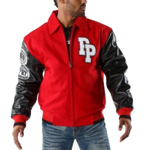 Pelle Pelle World Famous Road Rally London to Cape Town Red Jacket