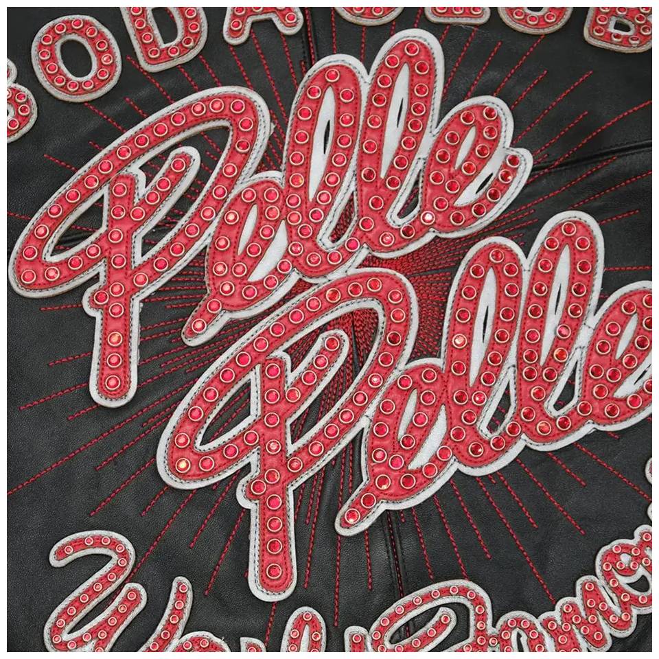Pelle Pelle World Famous Soda Club Black Crop Genuine Leather Jacket
