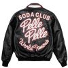 Pelle Pelle World Famous Soda Club Black Real Leather Jacket