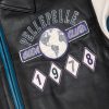 Pelle Pelle World Famous Soda Club Blue Plush Genuine Leather Jacket