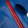 Pelle Pelle World Famous Soda Club Blue and Red Genuine Leather Jacket