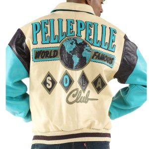 Pelle Pelle World Famous Soda Club Cream Plush Men Jacket