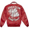 Pelle Pelle World Famous Soda Club Red Leather Jacket