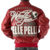 Pelle Pelle World Tour 1978 International Red Leather Jacket