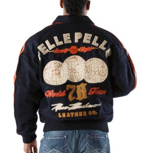 Pelle Pelle World Tour 1978 MB Navy Blue Wool Jacket