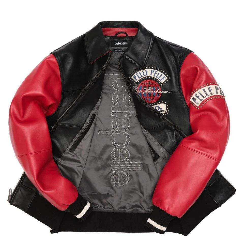 Pelle Pelle World Tour Black Leather Jacket