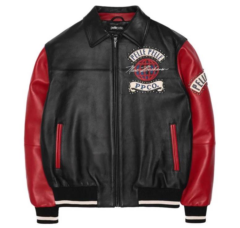 Pelle Pelle World Tour MB Studded Black Jacket