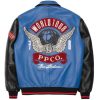 Pelle Pelle World Tour Marc Buchanan Royal Blue Leather Jacket