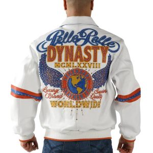 Pelle Pelle Worldwide Dynasty White Leather Jacket