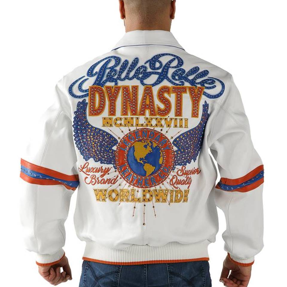 Pelle Pelle Worldwide Dynasty White Leather Jacket