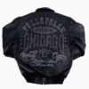 Pelle Pelle X TB Chicago Windy City Black Leather Jacket