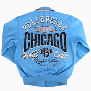 Pelle Pelle X TB Chicago Windy City Blue Jacket