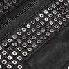 Pelle Pelle x Opium Black Classic 00 Studded Leather Jacket For Men