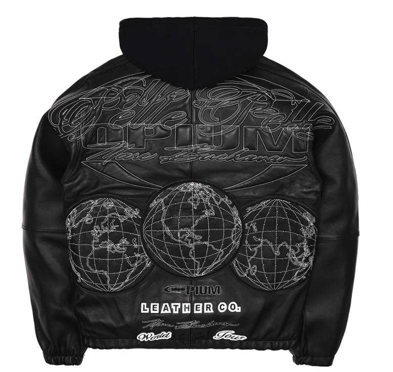 Pelle Pelle x Opium MB World Tour Black Jacket