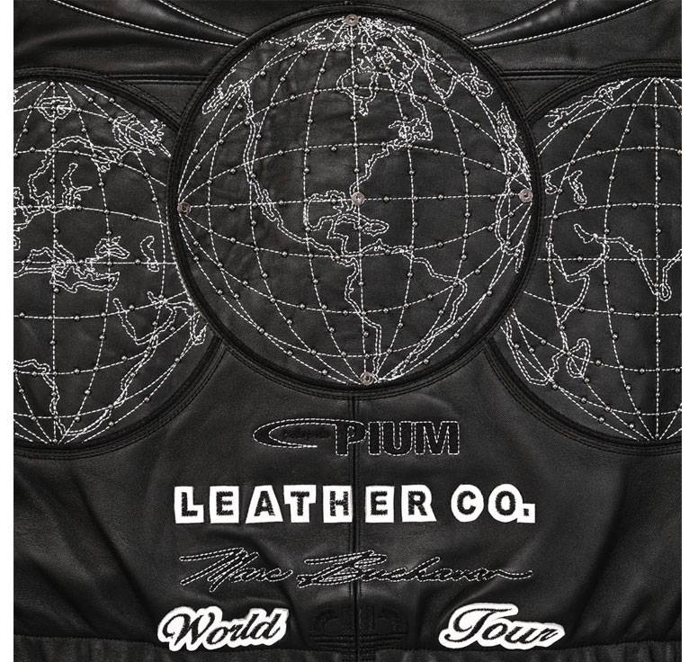 Pelle Pelle x Opium Marc Buchanan World Tour Black Jacket