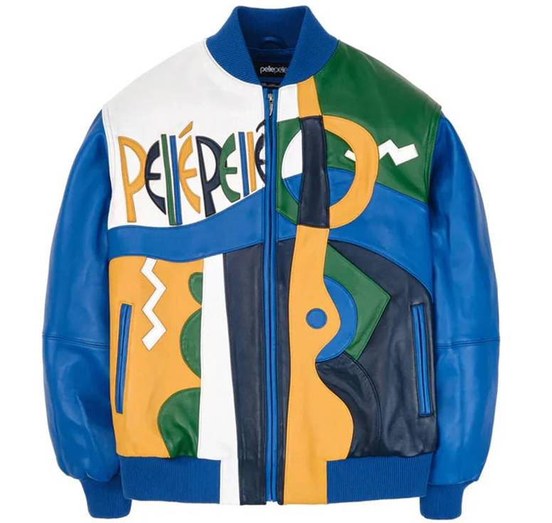 Pelle Pelle Picasso Plush Blue Jacket