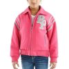 Pink Girls Pelle Pelle Detroit MB 1701 Jacket