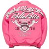 Pink Pelle Pelle Greatest Of All Time MB Genuine Leather Jacket