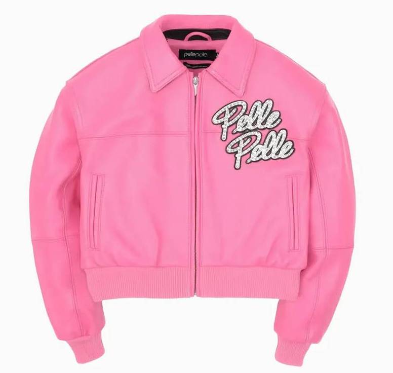 Pelle Pelle World Famous Soda Club Pink Crop Jacket