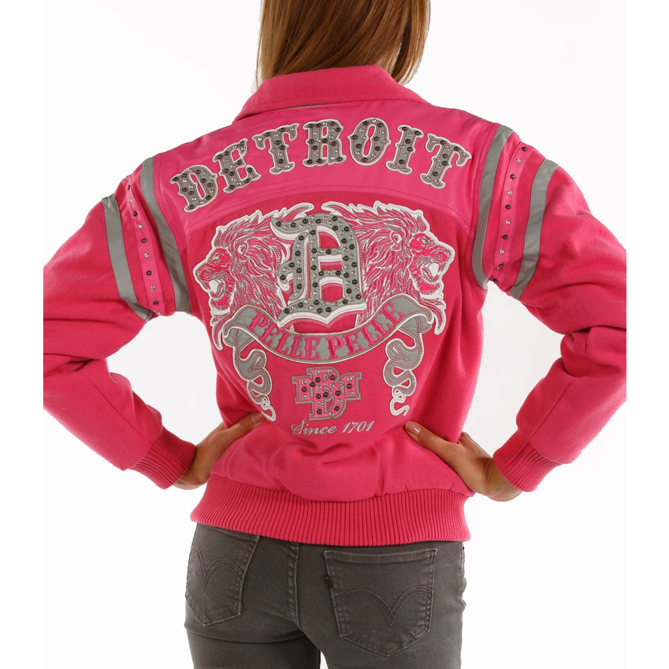 Pink Women Pelle Pelle Detroit MB 1701 Jacket