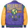 Purple Pelle Pelle World Famous Soda Club Plush Leather Jacket