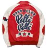 Red Pelle Pelle Classic Soda Club Plush Leather Jacket