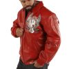 Red Pelle Pelle Men World Famous 1978 Jacket