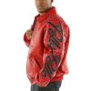 Red Pelle Pelle Men's Shoulder Crest Script Jacket