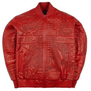Red Pelle Pelle Detroit Quilted Jacket