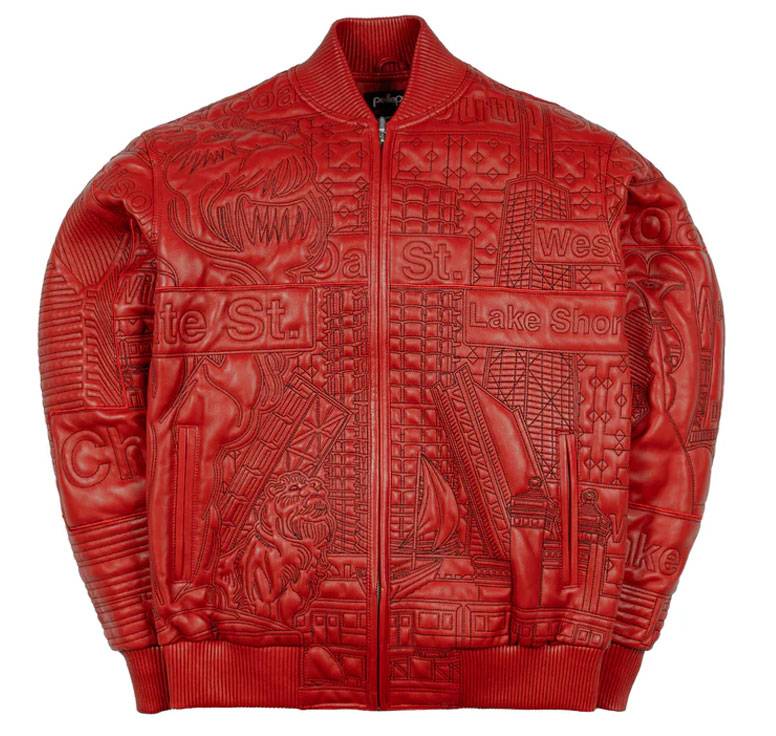 Red Pelle Pelle Detroit Quilted Jacket