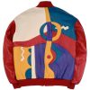 Red Pelle Pelle Picasso Plush Genuine Leather Jacket