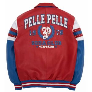 Red Pelle Pelle Soda Club Arches 1978 Jacket