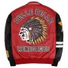 Renegade Chief Keef Pelle Pelle Red Real Leather Jacket