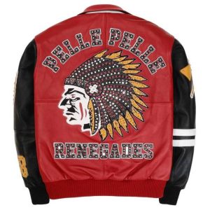 Renegade Chief Keef Pelle Pelle Red Real Leather Jacket