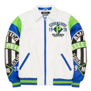 Soda Club Pelle Pelle American White Jacket