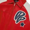 Soda Club Pelle Pelle Classic Plush Red MB Leather Jacket