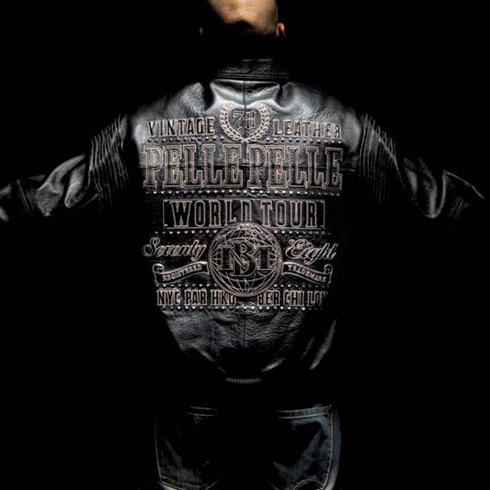 Vintage 1978 Pelle Pelle World Tour MB Black Jacket