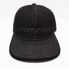 Vintage Black Denim Pelle Pelle Cap
