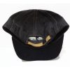 Vintage Black Denim Pelle Pelle Cotton Cap