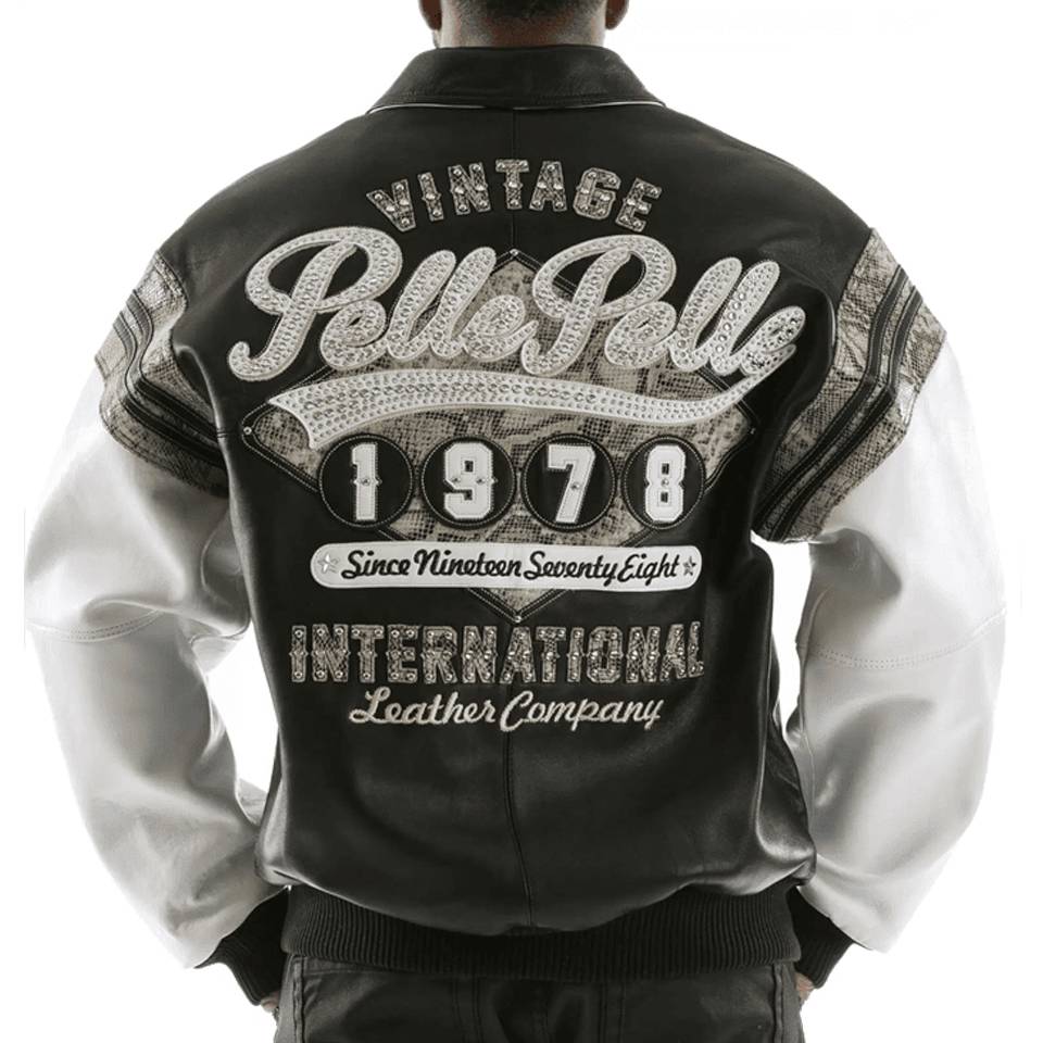 Vintage Pelle Pelle 1978 International Black Leather Jacket