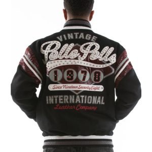 Vintage Pelle Pelle 1978 International Black Wool Jacket