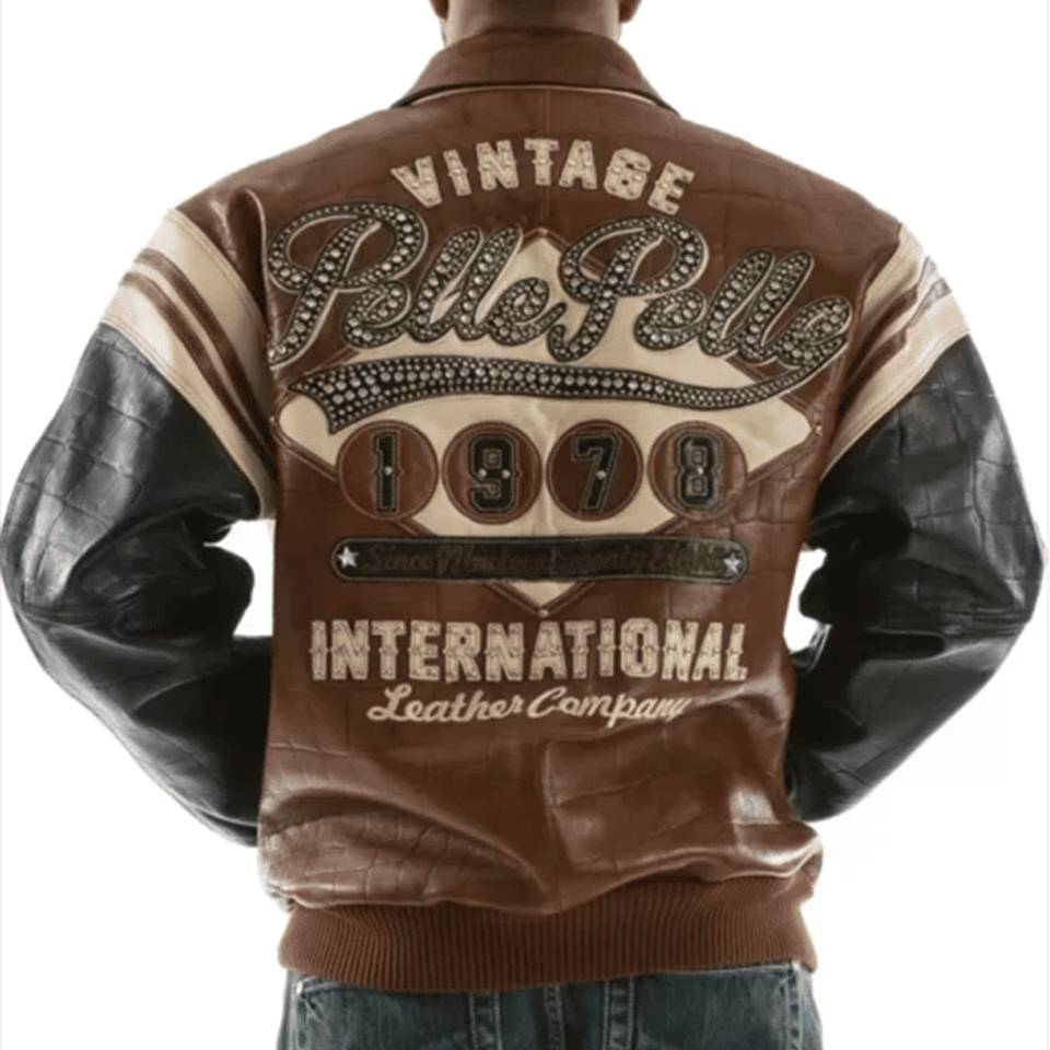 Vintage Pelle Pelle 1978 International Brown Leather Jacket