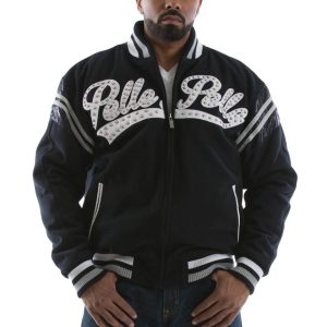 Vintage Pelle Pelle 1978 International Navy Blue Wool Jacket