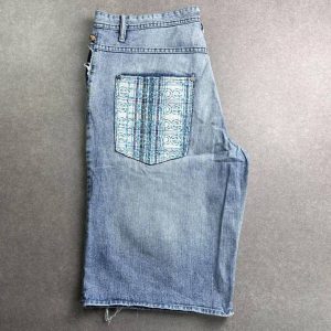 Vintage Pelle Pelle Baggy Blue Denim Shorts
